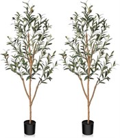 Kazeila Artificial Olive Tree 4FT - 2 Pack