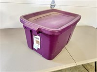 Rugged Storage Tote with Lid