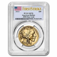 2023 1 Oz Gold Buffalo Ms-70 Pcgs Firststrike