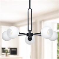 OFFSITE 5 Light Globe Chandelier Pendant