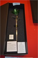 Waterford Fleurology Green Rose Scultpture