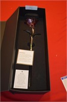 Waterford Fleurology Pink Rose Sculpture