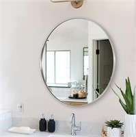 ANDY STAR 30 Inch Round Bathroom Mirror