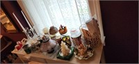 Large assorted lot of  candles and holders