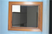 Wood Framed Beveled Mirror by La Marche