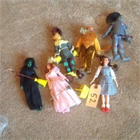 Wizard of Oz character dolls