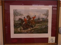 "Fore's Hunting Sketches" Framed Picture