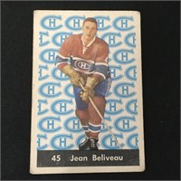 1961 Parkhurst Hockey Card Jean Beliveau