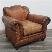 Vintage leather armchair