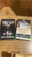 Yankee, baseball book and basketball book
