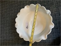 Westmorland Milk Glass Grape Bowl