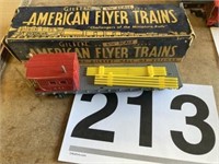 American flyer trains Flatbed Metal car