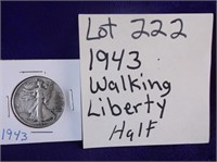 1943 WALKING LIBERTY HALF