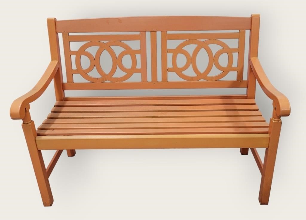 AMALFI BENCH HAS NORMAL WEAR & TEAR 
36" TALL,