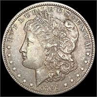 1891-CC Morgan Silver Dollar CLOSELY UNCIRCULATED