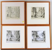 Alfred Hutty, "Beverly Beeches" Four Works