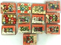 Vintage Glass Ball Holiday Ornaments