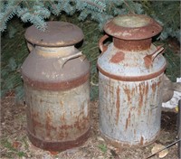 TWO MILK CANS