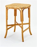 Backless Woven Counter Height Barstool Natural