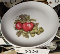 (5) Apple Dinner Plates