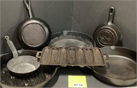 Pounds of Cast Iron Cookware