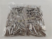 (175) Nickel Plated 5.56x45mm NATO Brass Shells