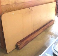 Older 8 ft Banquet Table & Folding Tray Table