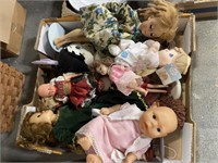 BOX OF DOLLS