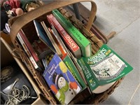 BOOKS AND BASKET