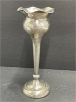 Hallmarked Silver Vase, 5 "