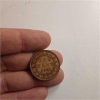 1881 H canada large cent