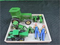 Misc toy tractors one is a Bank