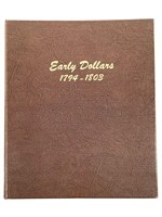 Empty Dansco Early Dollar Album; 1794-1803