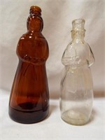 1935 Carrie Nation Figural Glass Bottle Umbrella