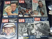 SET OF 6 LIFE ASTRONAUT MAGAZINES