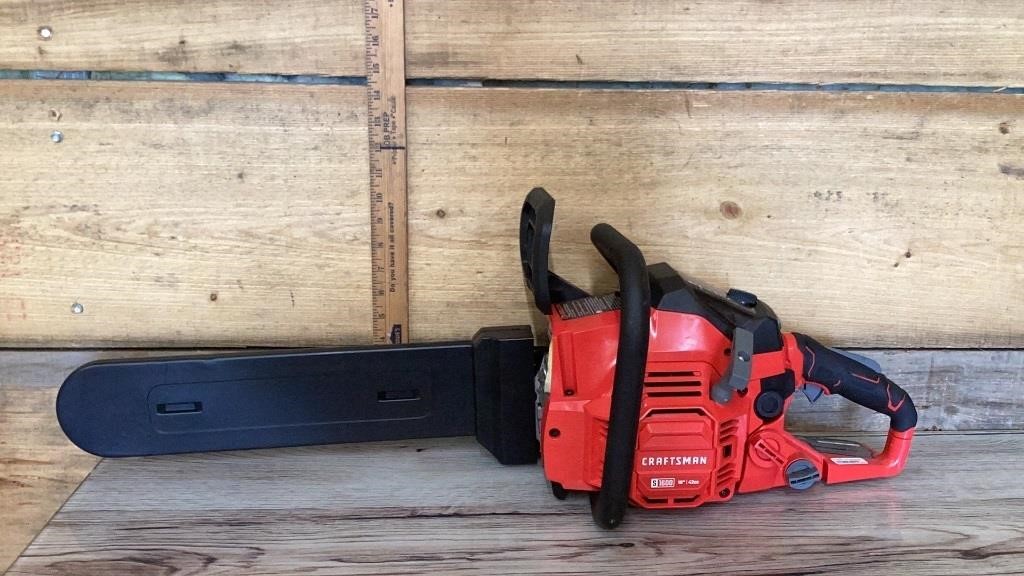 New craftsman chainsaw, 16in bar