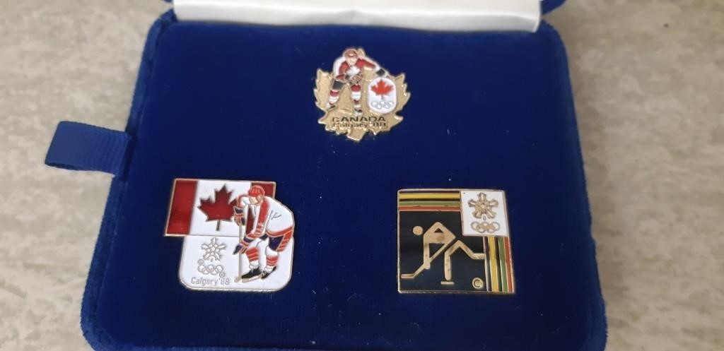 Calgary Olympics Team Canada Pin set