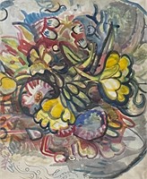 Pegi Nicol Kathleen MacLeod  - Flower Rug Design