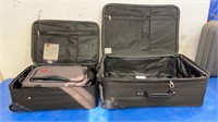Lot of four suitcases/carry on bags