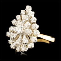 14K Gold Diamond Ring with 0.49ctw