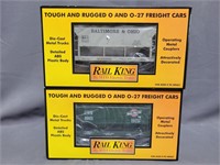 2 Rail King O Scale Freight Cars