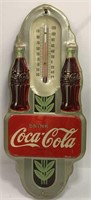 Drink Coca Cola Tin Advertising Thermometer