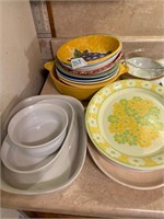 Misc plates & bowls-pryex