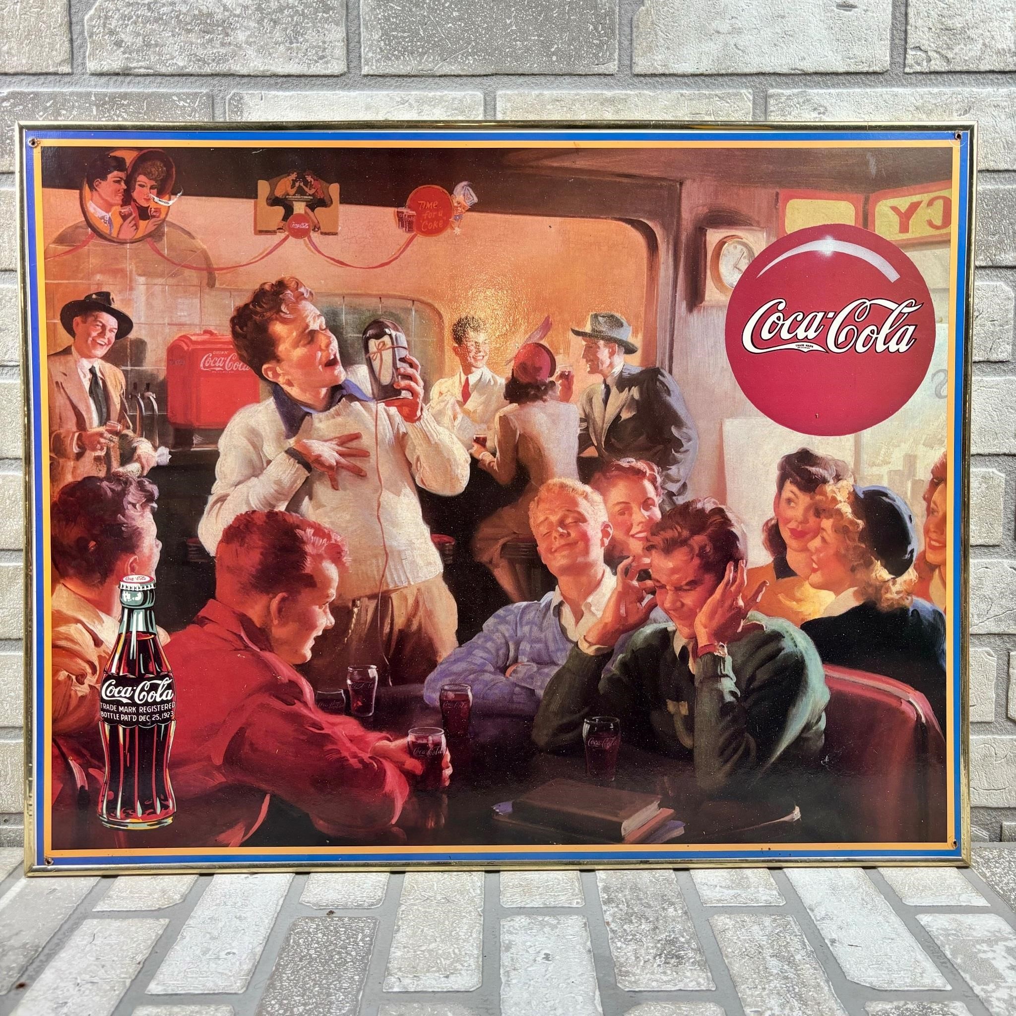 Coca-Cola Framed Print of 1940s Ad