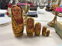 5PC RUSSIAN NESTING DOLL