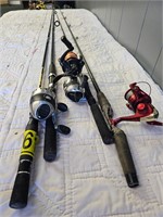 x4 Fishing Poles (Shimano FX-S 70 MB2, Zebco)