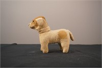 Antique Velveteen Dog with Spot