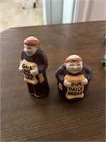Vintage Monk Give us our Daily Bread S&P Shakers