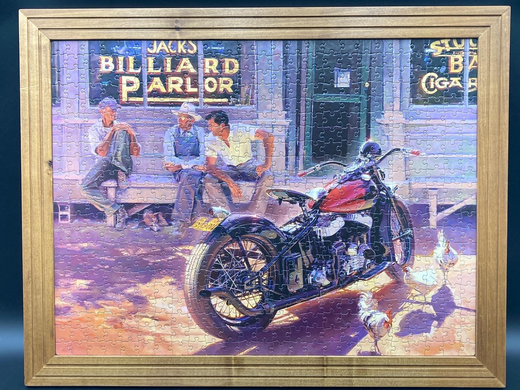 18x24” Harley-Davidson Motorcycle Puzzle Art