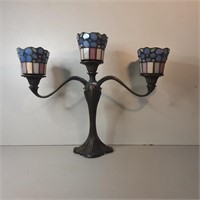 stained glass candle holder